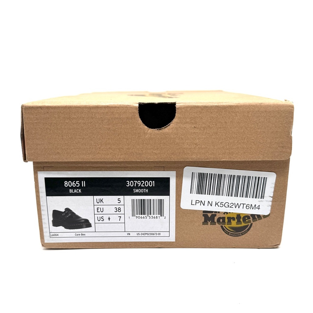 Dr. Martens 8065 II Core Bex Platform Mary Janes Black Smooth Leather Size 7 - Picture 11 of 12